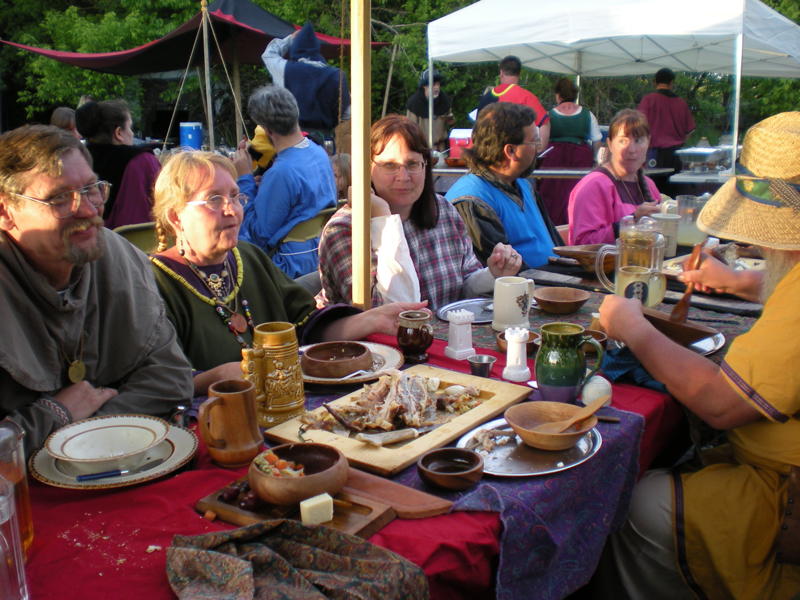 Calanais feasting at St. George, 2010