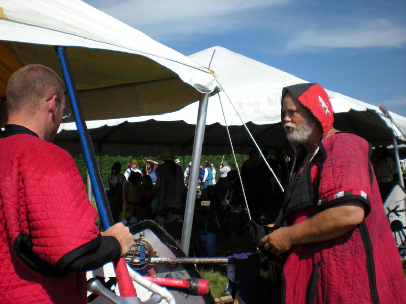 James and Chris, battle weary fighters, Lilies, 2010